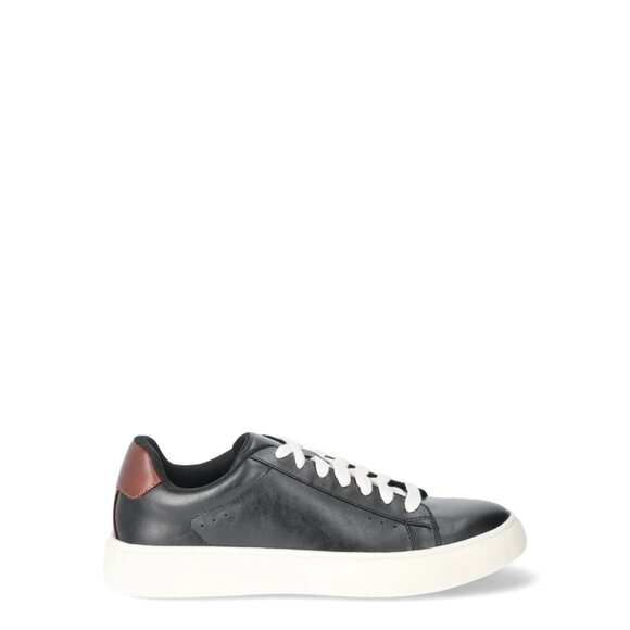 George Men's Grahamm Court Shoes, Size 10.5, Medium Width, Lace Up, Black, - Picture 2 of 5